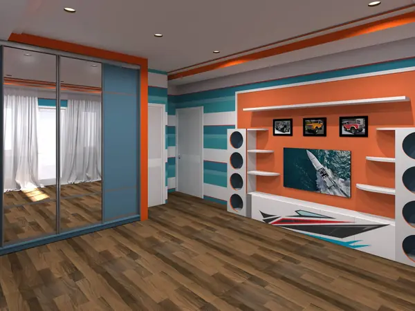 Северный Голливуд - Лос Анджелес. Дизайн интерьера в средиземноморском стиле.