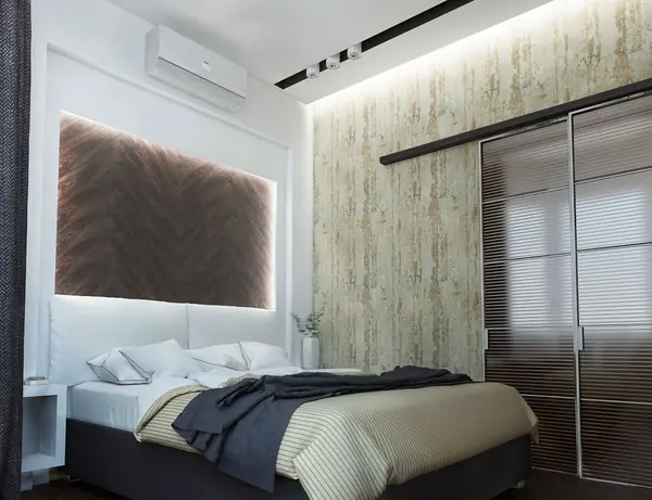 Спальня в квартире молодого холостяка