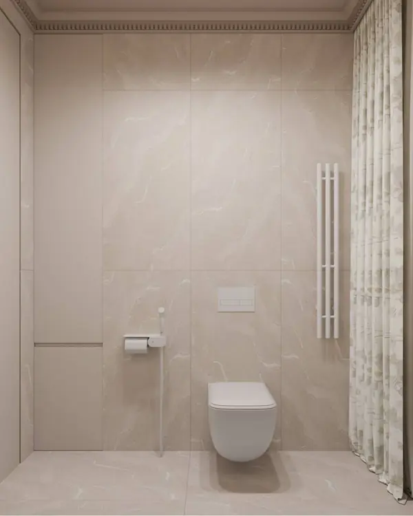 Светлый детский санузел 5 м².