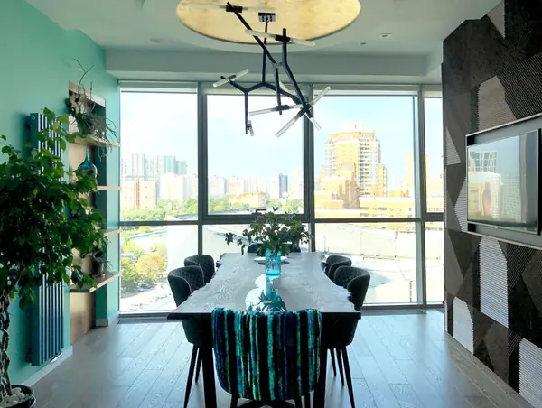 Квартира цвета Тиффани