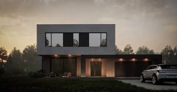 Вечерний вид