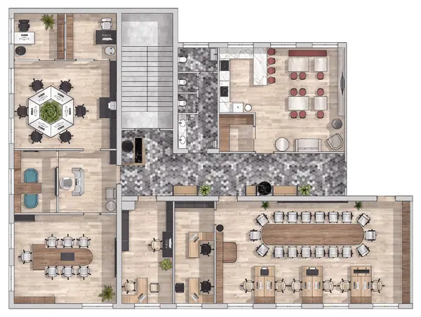 Эскизный проект офисного помещения