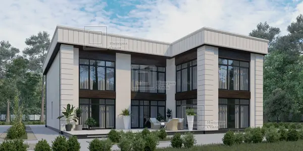 Проект дома с эксплуатируемой кровлей