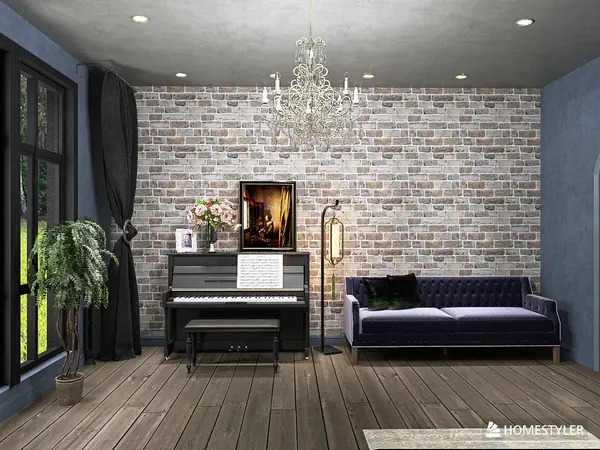 Спальня в стиле Гранж