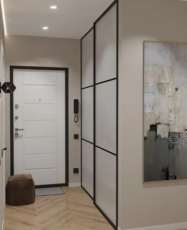 Дизайн-проект квартиры, площадью 56м2 в г. Москва