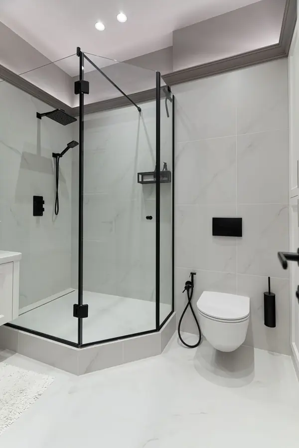 Ванная комната с элементами неоклассики