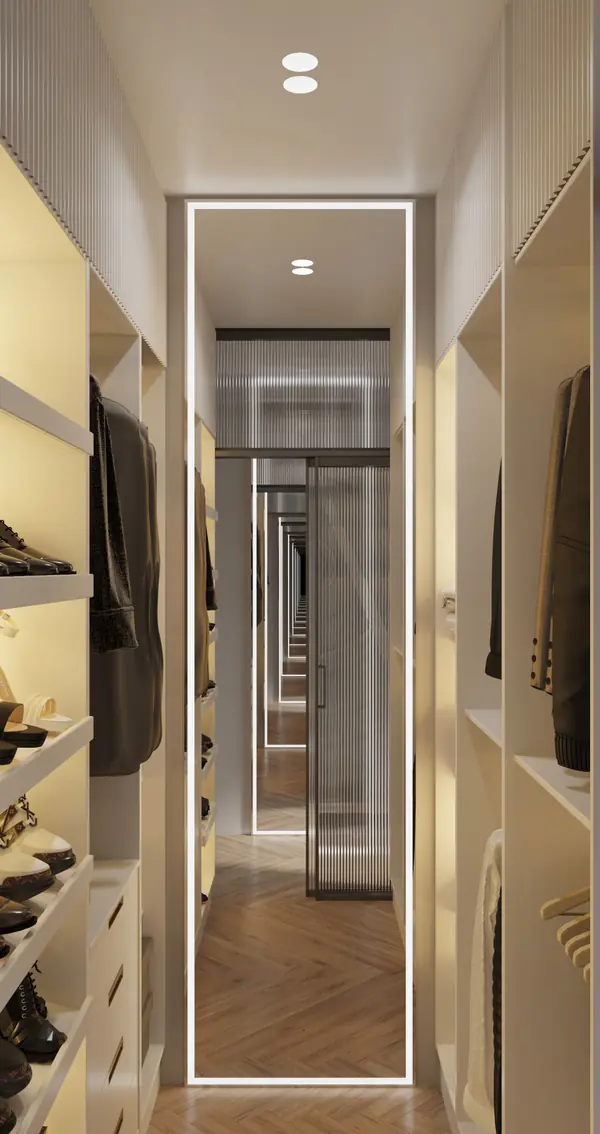 Современный интерьер квартиры 54 м² для молодой пары