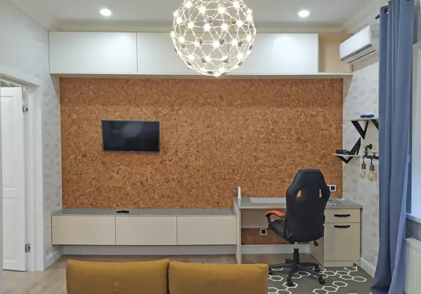 Подростковая комната с элементами лофта