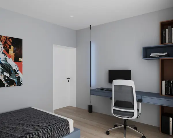 Частный дом с небольшой высотой потолков