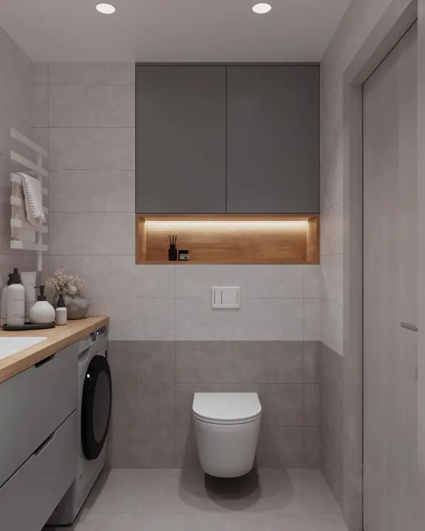 Дизайн санузла в квартире по адресу: улица Академика Павлова, дом 38