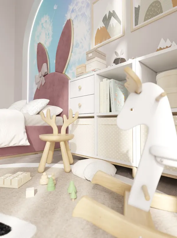 Детская комната для девочки 2-х лет