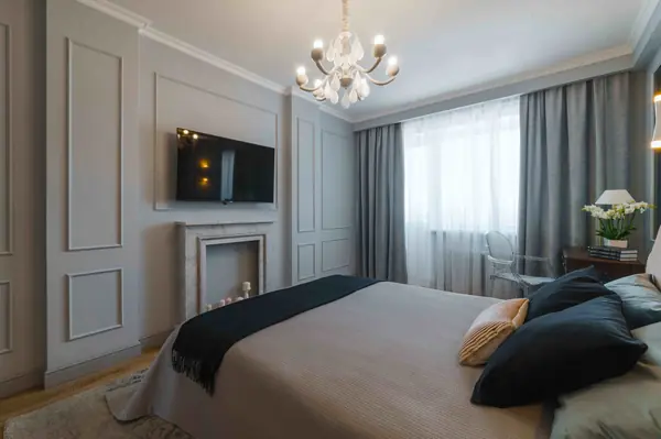 Квартира серого цвета с розовым. г.Димитровград .