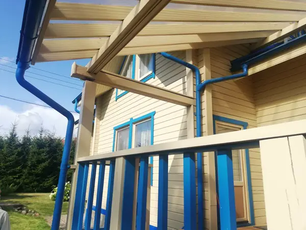 Покраска дома в п.Репино