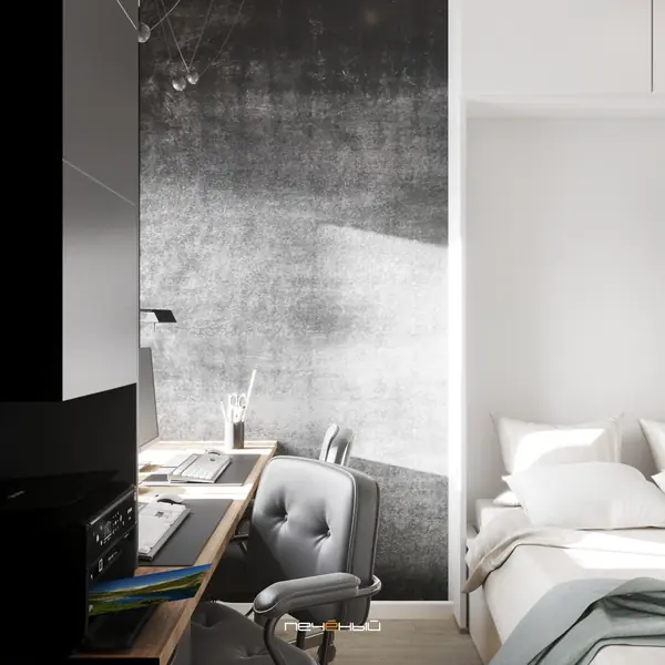 Очередной дизайн-проект трёхкомнатной квартиры