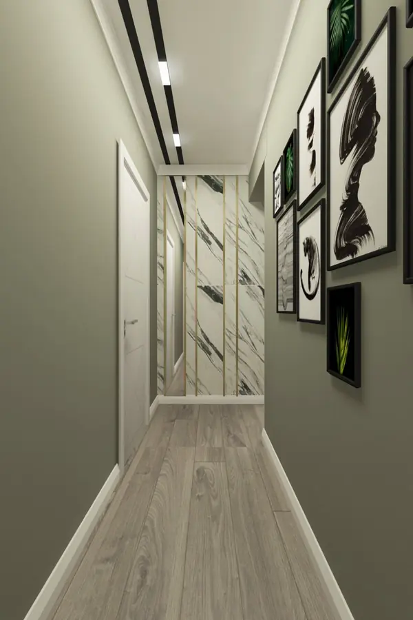 Трехкомнатная квартира в современном стиле в г. Новороссийск