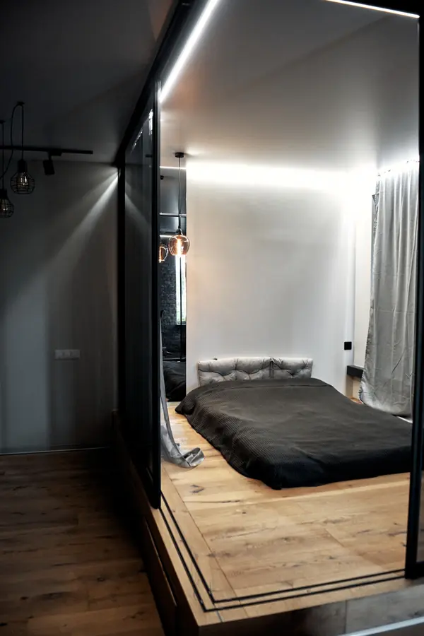 Угловая интерьерная перегородка raumplus