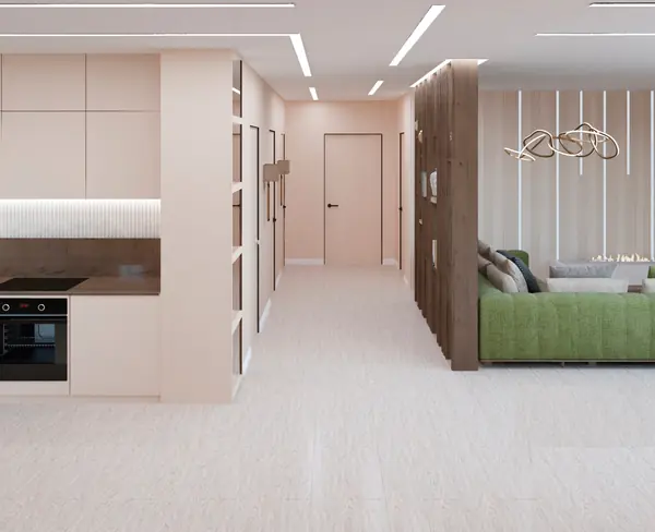 Загородный дом в светлых тонах