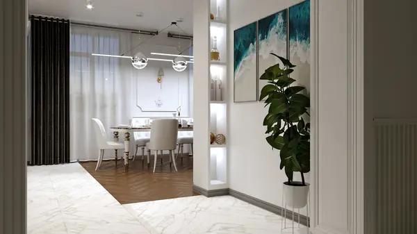 Дизайн проект 2-х комнатной квартиры в Казани