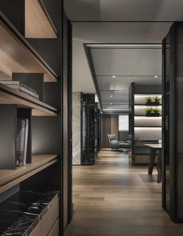 Дом холостяка - единое пространство для полноценного отдыха и работы от L DESIGN