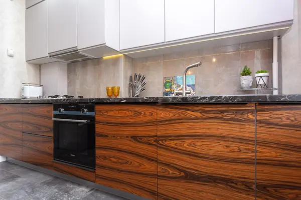 Кухня из шпона