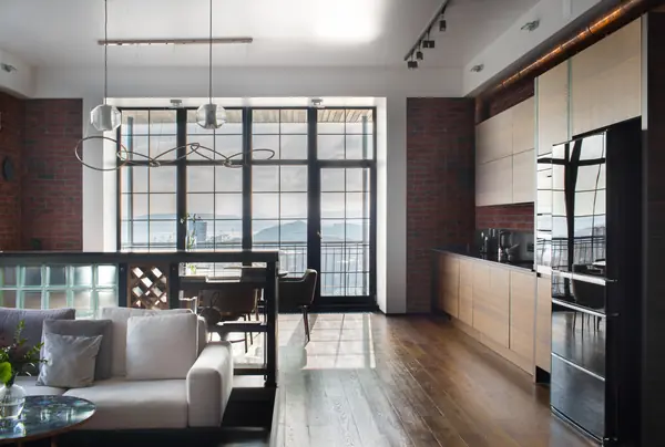 Реализованный проект | 219 кв. м | Bay view apartment | Квартира в стиле лофт