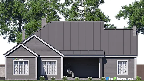 Проект одноэтажного дома 21х19м S255м2 F-17081