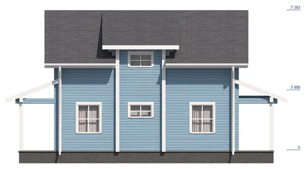 Дом из профилированного бруса "Радонеж"