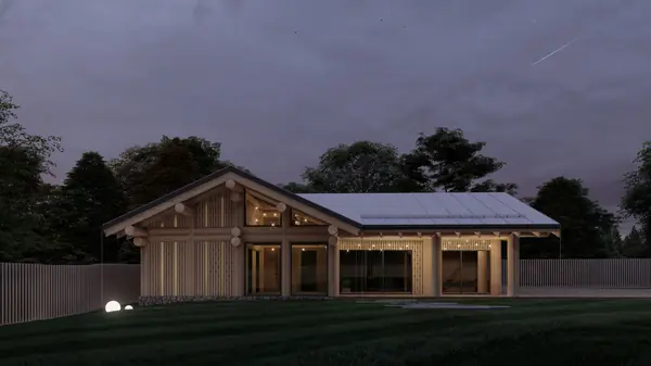 Архитектурный проект бани премиум класса Strada