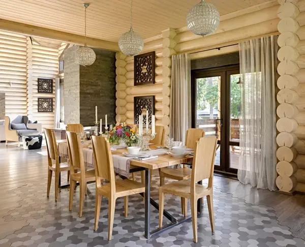 Деревянный дом на Волге в Ульяновской области