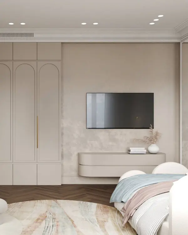 Нежная детская в приятных светлых тонах