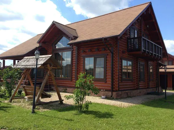 Дом из оцилиндрованного бревна к/п Борисоглебский