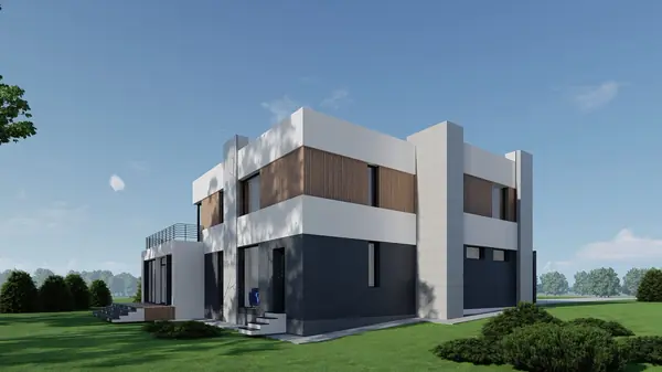 Hi-tech modern house