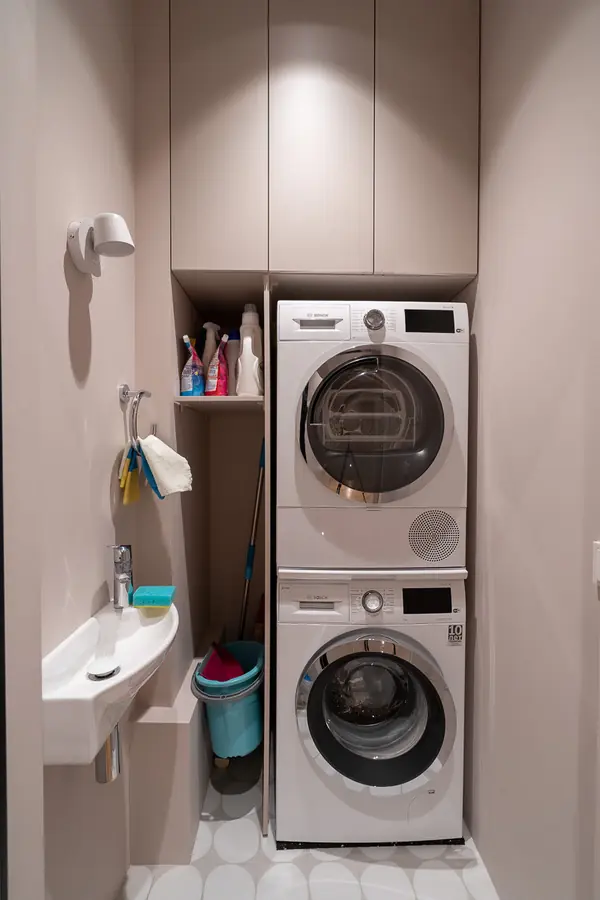 6 вариантов размещения сушильных машин на небольших квадратных метрах