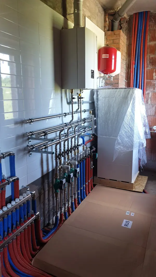 Монтаж Отопления и сантехники в частном доме