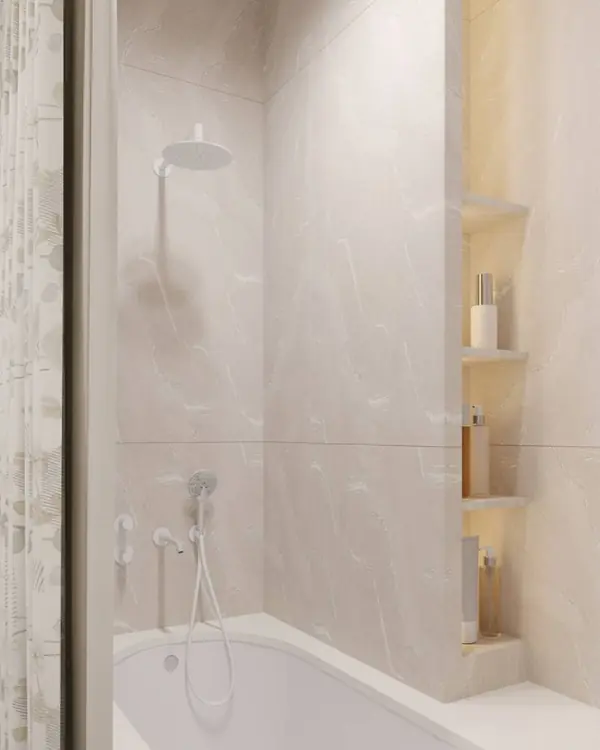 Светлый детский санузел 5 м².