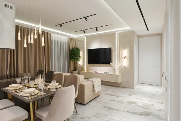 Евро 4-комнатная квартира 130 кв/м с террасой в ЖК «D1»