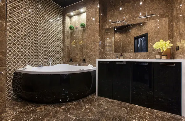 Реализованный интерьер квартиры "Брутальный лоск"