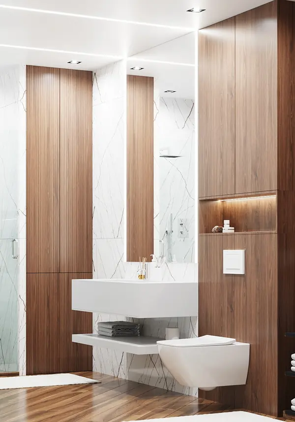 Ванная комната в ЖК Лесопарковый