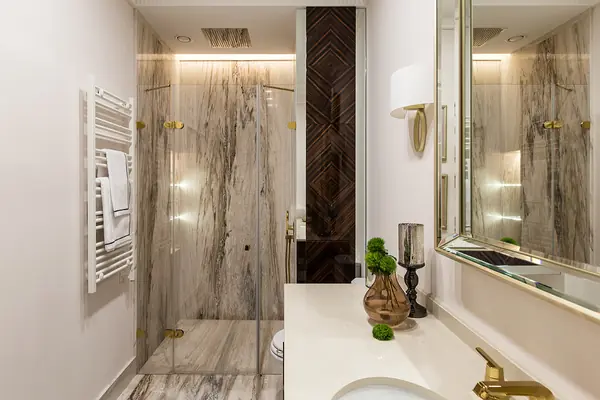 Современная росокшь - квартира в стиле арт-деко в ЖК "BALCHUG RESIDENCE"