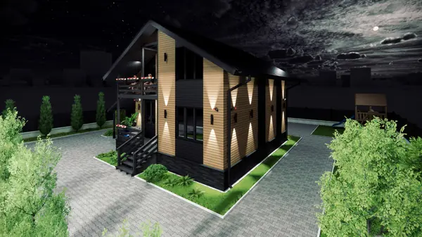 Дом из профильного бруса