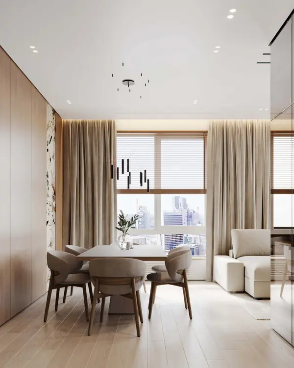 Теплый интерьер