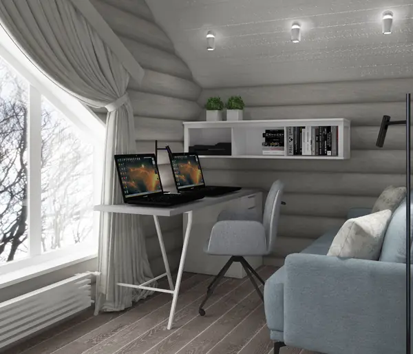 Проект загородного дома из сруба