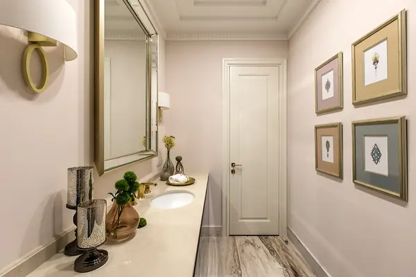 Современная росокшь - квартира в стиле арт-деко в ЖК "BALCHUG RESIDENCE"