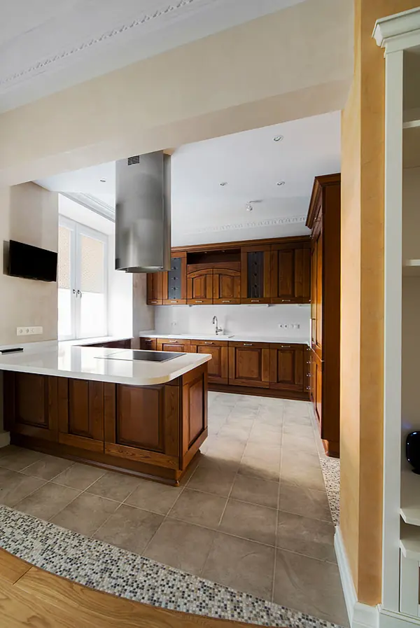 Кухня в квартире на ул. Профсоюзная