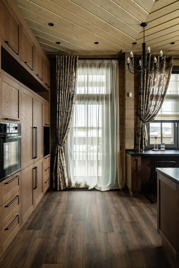 Кухня из массива дуба