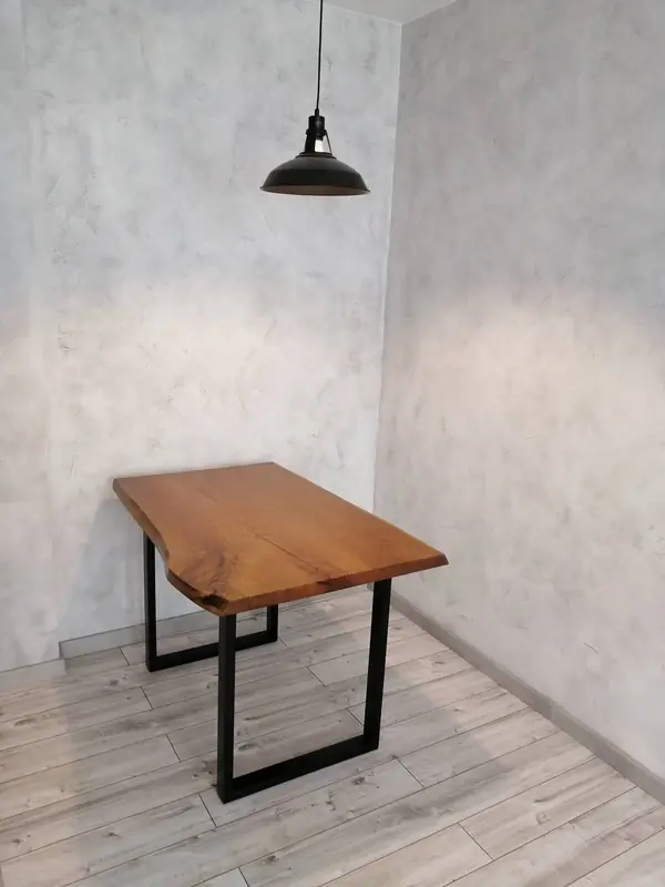 Обеденный стол из слэба в стиле loft