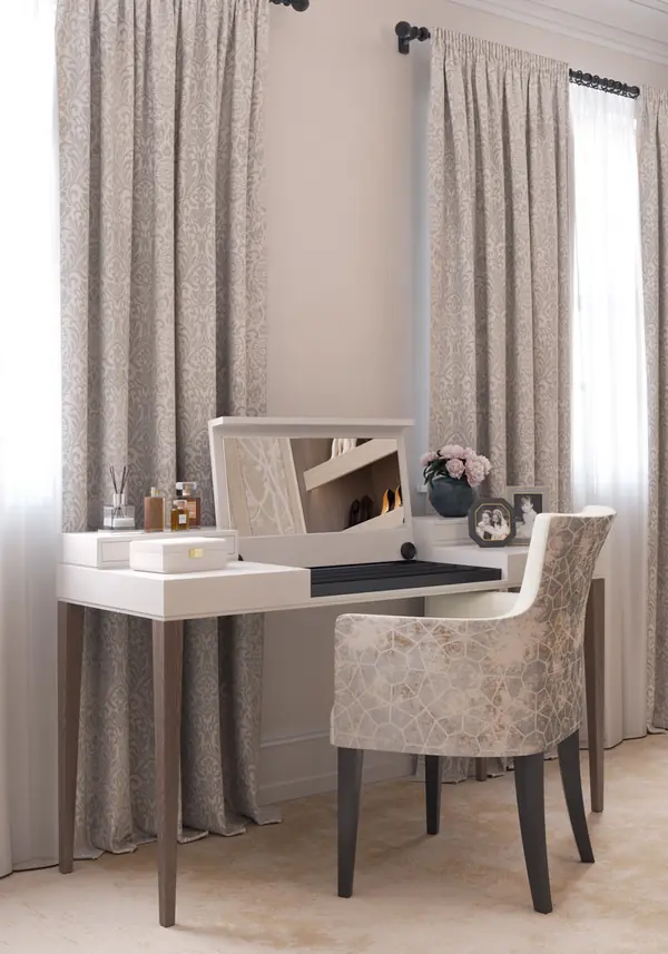 Dressing room in a residential house