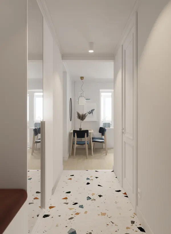 Квартира в Нижнем Новгороде для молодой семьи | Площадь:46 м2.