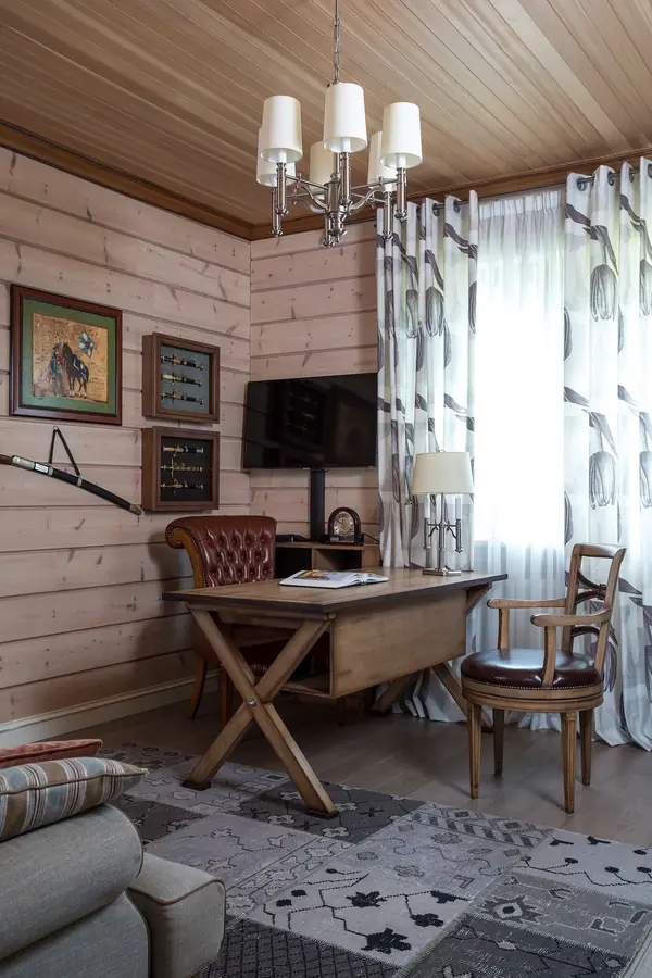 Дом из клееного бруса для большой семьи.