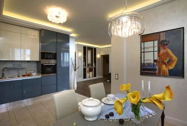 Фото интерьеров Пентхауса ул. Гарибальди